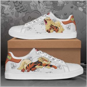 Arcanine2BPokemon2BLow2Btop2BLeather2BSkate2BShoes XLscb