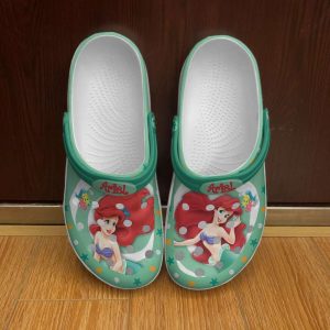 Ariel2BPrincess2BStar2BFish2BPatterns2BGreen2BRed2BDisney2BGraphic2BCartoon2BUnisex2BCrocs2BClogs2BCrocband2BShoes 89JM5