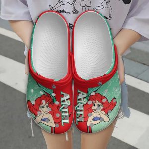 Ariel2BPrincess2BThe2BLittle2BMermaid2BStrips2BClear2BRed2BDisney2BGraphic2BCartoon2BUnisex2BCrocs2BClogs2BCrocband2BShoes uZFvl