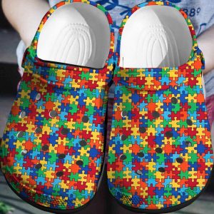 Autism2BAwareness2BCrocs2BMini2BPuzzle2BCrocband2BClog2BShoes2BFor2BMen2BWomen U1zjk