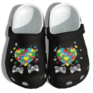 Autism2BAwareness2BCrocs2BVideo2BGame2BHeart2BPuzzle2BCrocband2BClog2BShoes2BFor2BMen2BWomen vKMGe