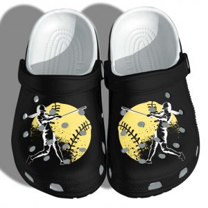 Baseball Girl Lovely Baseball Lovers Crocs Crocband Clog Shoes 78020625 1