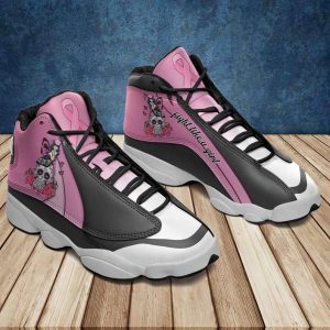 Breast Cancer Awareness Cancer Fight Pink Ribbon Cancer Warrior Gift Air JD13 Shoes 67368334 1