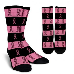Breast Cancer Awareness Pink Ribbon Men Women Socks 93334516 1
