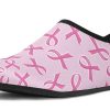 Breast Cancer Awareness Pink Ribbon Pattern Aqua Barefoot Shoes 14667759 1