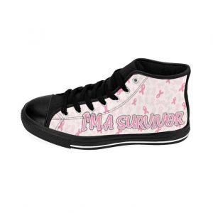 Breast Cancer Awareness Pink Ribbon Pattern Breast Cancer Survivors Breast Cancer Sneakers High Top Shoes1 89109297 1