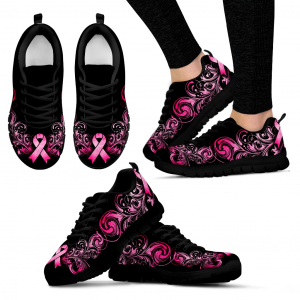 Breast Cancer Awareness Pink Ribbon Vintage Fitness Sneakers Shoes 46224248 1