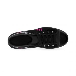 Breast Cancer Awareness Survivor Angel Wings Black High Top Shoes Sneakers1 99745197 1