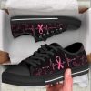 Breast Cancer Ribbon Heartbeat Low Top Canvas Shoes 1 72601921 1