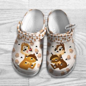 Chip2BAnd2BDale2BHazelnut2BPattern2BDisney2BGraphic2BCartoon2BCrocs2BClogs2BCrocband2BShoes JoQow