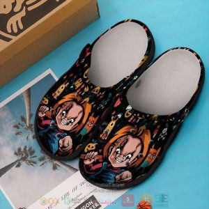 Chucky2BBlack2BPattern2BHalloween2BCrocs2BCrocband2BClogs2BShoes PWnGw