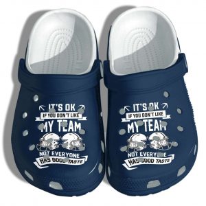 Cowboys Fan Football Crocs Crocband Clog Shoes 8289153 1