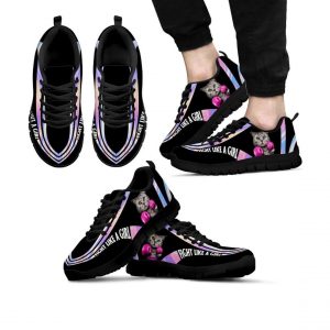 Cute Cat Boxing Fighter Breast Cancer Awareness Fight Like A Girl Sneakers Shoes1 2906443 1