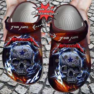 Dallas2BCowboys2BCrocs2BPersonalized2BSkull2BLightning2BMetallica2BClogs2BCrocband2BShoes 6s8fl