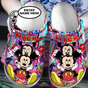 Disney2BMickey2BMinnie2BColor2BCustom2BName2BCrocs2BClogs2BCrocband2BShoes iOKfI