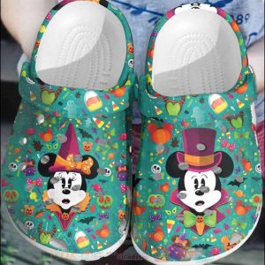 Disney2BMickey2BMinnie2BHalloween2BPattern2BCrocs2BClogs2BCrocband2BShoes XHlcd