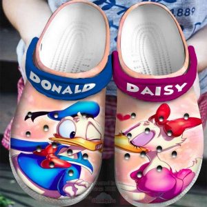Donald2BAnd2BDaisy2BTogether2BCrocs2BCrocband2BClogs2BShoes d0c0B