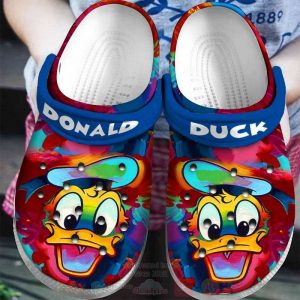 Donald2BDuck2BSmile2BCrocs2BCrocband2BClogs2BShoes tCvnC