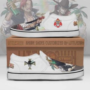 Dracule2BMihawk2Bx2BShanks2BOne2BPiece2BSlip2BOn2BShoes2BAnime2BFlat2BSneakers 1 H86YO