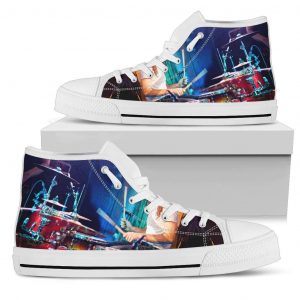Drummer Lovers Musical Instrument High Top Shoes 30661761 1