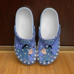 Eeyore2BDonkey2BBlue2BFlowers2BPatterns2BDisney2BGraphic2BCartoon2BUnisex2BCrocs2BClogs2BCrocband2BShoes N40Br