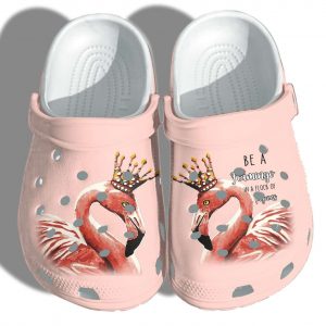 Flamingo Queen Be A Flamingo In A Flock Of Pigeons Crocs Crocband Clog Shoes 81957168 1