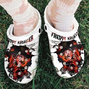 Freddy2BKrueger2BHalloween2BCrocs2BClogs2BCrocband2BShoes lFMIc