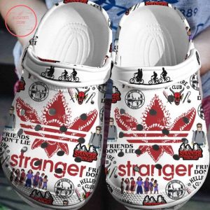 Friends2BDont2BLie2BStranger2BThings2BPattern2BCrocs2BClogs2BCrocband2BShoes 8OYYs