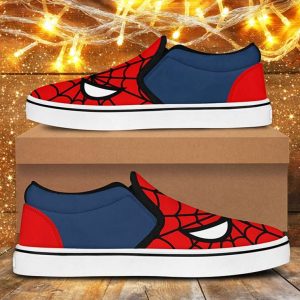 Funny Face Spider Man No Way Home Design Slip On Shoes 1