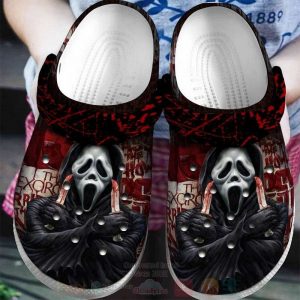 Ghostface2BHorror2BHalloween2BCrocs2BCrocband2BClogs2BShoes yVuRH