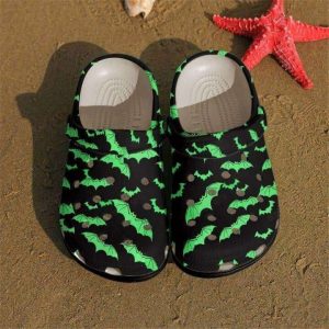 Green2BNeon2BColor2BBats2BHalloween2BCrocs2BClogs2BCrocband2BShoes ugUOF