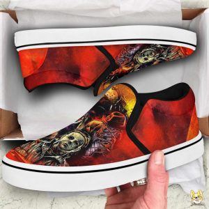 Halloween Horror Killer Friday the 13th Freddy Krueger Slip on Shoes 1
