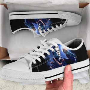 Halloween Michael Myers 13th Friday Horror Movie Custom Casual Canvas Low Top Shoes