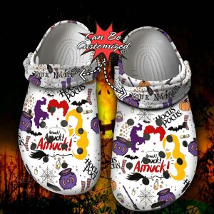 Halloween2BCrocs2BPersonalized2BAmuck2BAmuck2BHocus2BPocus2BMovie2BClogs2BCrocband2BShoes nmk2E