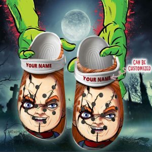 Halloween2BCrocs2BPersonalized2BChucky2BFace2BClogs2BCrocband2BShoes m1710