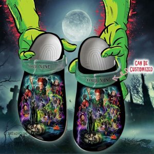 Halloween2BCrocs2BPersonalized2BHocus2BPocus2BSanderson2BSisters2BClogs2BCrocband2BShoes V65VK