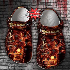 Halloween2BCrocs2BPersonalized2BHorror2BCharacter2BFreddy2BClogs2BCrocband2BShoes MOP23