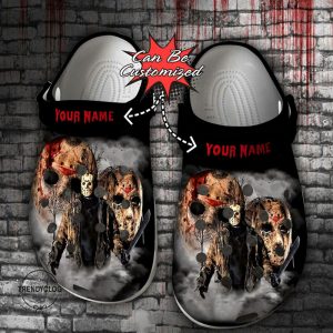 Halloween2BCrocs2BPersonalized2BJason2BVoorhees2BFriday2Bthe2B13th2BHorror2BMovie2BClogs2BCrocband2BShoes EKXd9