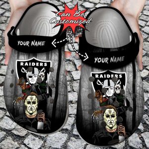 Halloween2BCrocs2BPersonalized2BLas2BVegas2BRaiders2BHorror2BMovie2BClogs2BCrocband2BShoes DMlKA