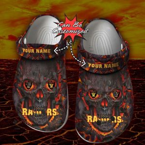 Halloween2BCrocs2BPersonalized2BLas2BVegas2BRaiders2BSkull2BLava2BClogs2BCrocband2BShoes X2Syv