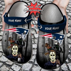 Halloween2BCrocs2BPersonalized2BNew2BEngland2BPatriots2BHorror2BMovie2BClogs2BCrocband2BShoes ODL34