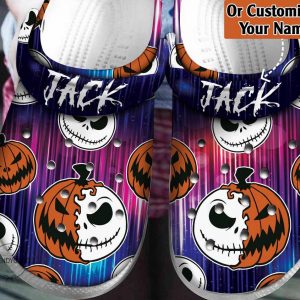 Halloween2BCrocs2BPersonalized2BPumpkin2BJack2BSkellington2BClogs2BCrocband2BShoes wGwFh