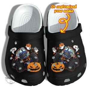 Halloween2BCrocs2BPersonalized2BPumpkin2BMonsters2BTruck2BClogs2BCrocband2BShoes Sr7VG