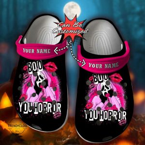 Halloween2BCrocs2BPersonalized2BScream2BBoo2BHorror2BMean2BGirls2BClogs2BCrocband2BShoes NCMDh