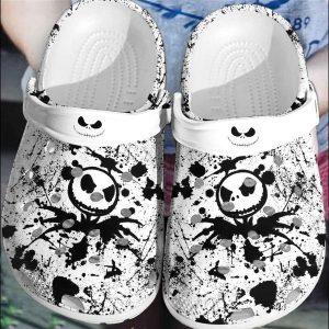 Halloween2BHorror2BSkellington2BSplattered2BBlack2BInk2BCrocs2BClogs2BCrocband2BShoes VRtPA