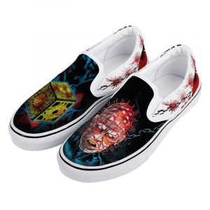 Hellraiser2BSupernatural2BHorror2BFilm2BArt2BHalloween2BSlip2BOn2BShoes2BSneakers 7pWHR