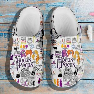Hocus Pocus Crocs For Halloween 1