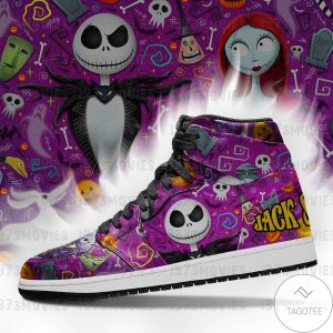 Jack Skellington Sally The Nightmare Before Christmas Sneaker Air Jordan High Top Shoes 2 5304517 1