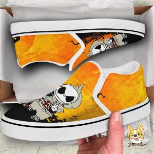 Jack2BSkellington2BAnd2BPennywise2BFunny2BHalloween2BSlip2BOn2BShoes 1 KQ5dL