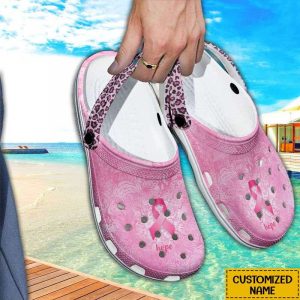 Leopard2BFight2BFor2BA2BCure2BBreast2BCancer2BWarrior2BCrocs KkzNS